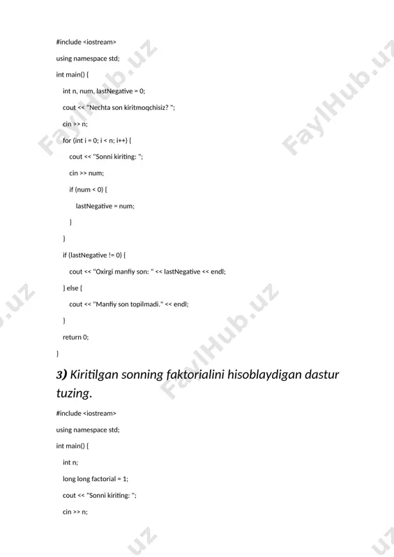 kiritilgan sonning raqamlarini o'zgartirib yangi son hosil qilish - Page 3