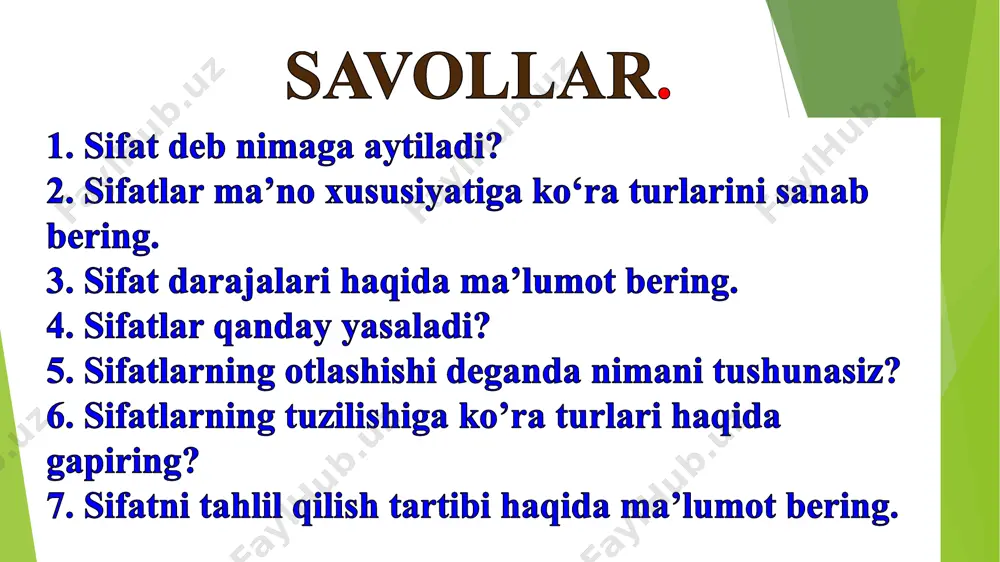 m bilan ko‘rsating. ushbu so‘zlar talaffuzi va imlosi, yozuvda ifoda etilishi tushuntiriladi.