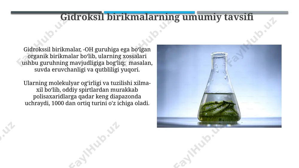 gidroksil birikmalar tirik organizmdagi o'rni - Page 4