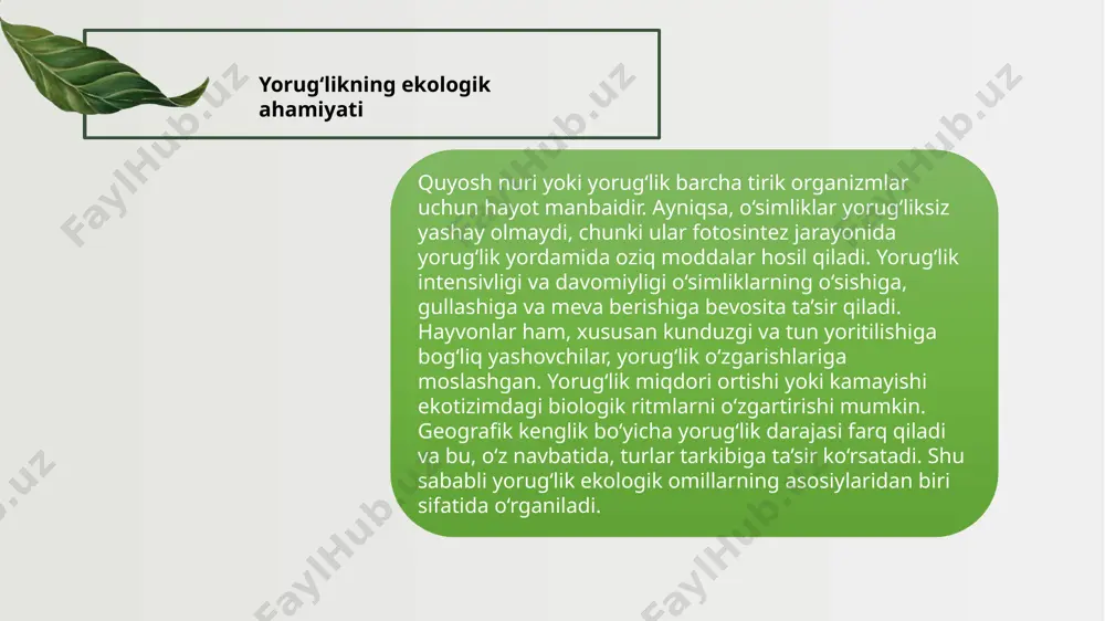 ekologik omillar haqida ma'lumotlar - Page 5