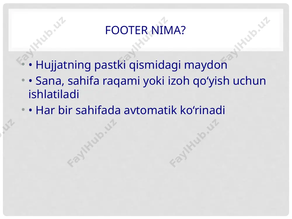 hujjatga header va footer maydonlarini qo‘shish - Page 4