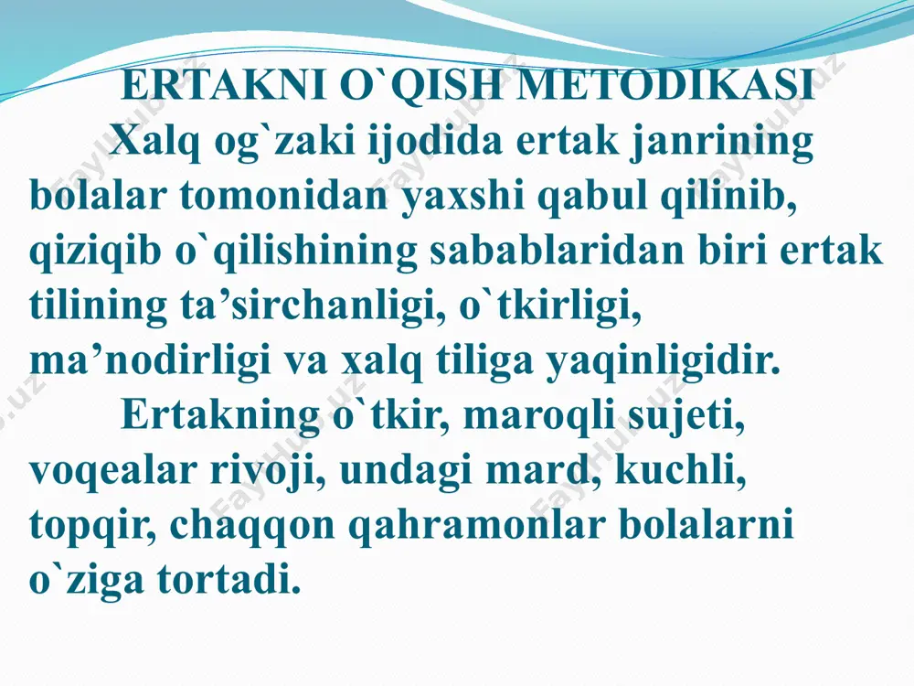 asarlar o'qitish metodikasi - Page 4