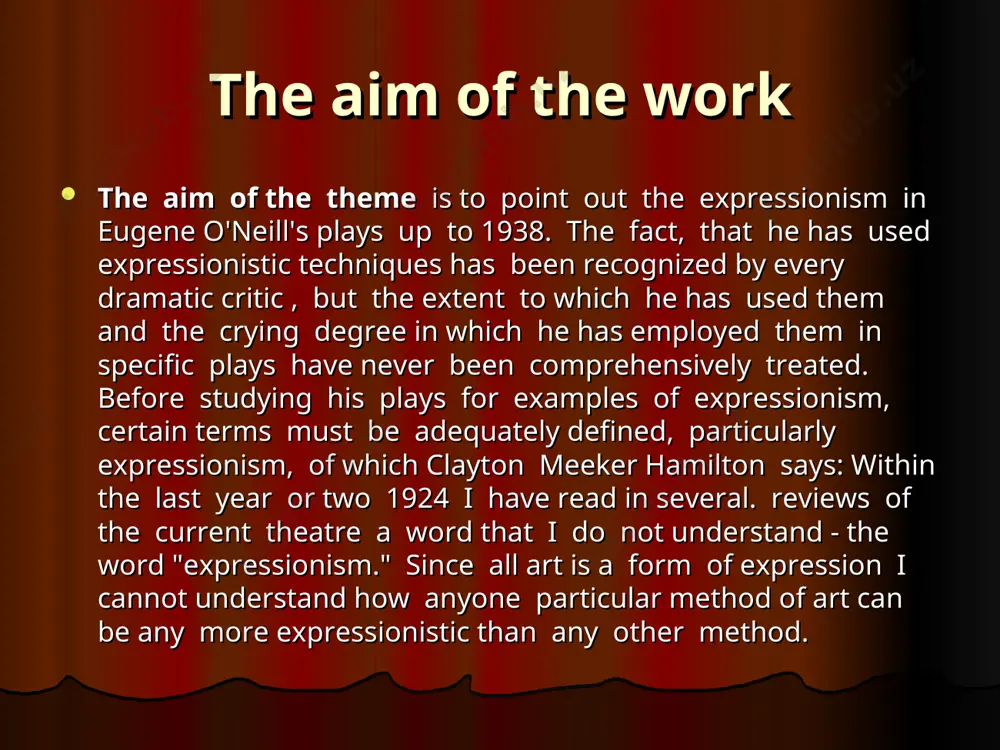 "expressionism in early plays by eugene o’neill" - Page 5