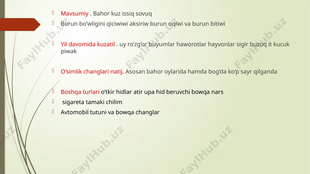 allergik rinit davolashishi - Page 5
