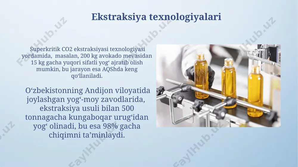 oziqa lipidlari ishlab chiqarish texnologiyasi - Page 4