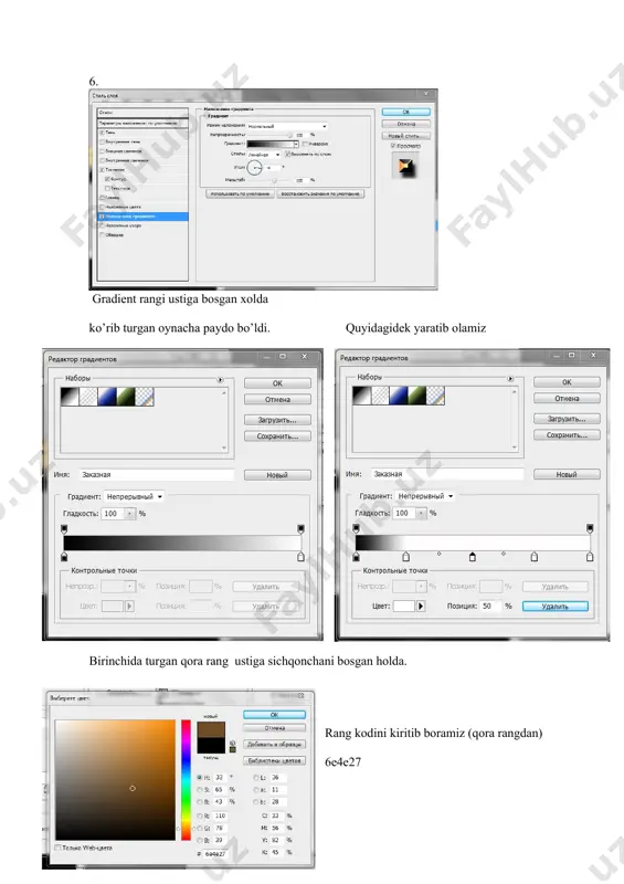 adobe photoshop dasturida matnlar bilan ishlash - Page 3