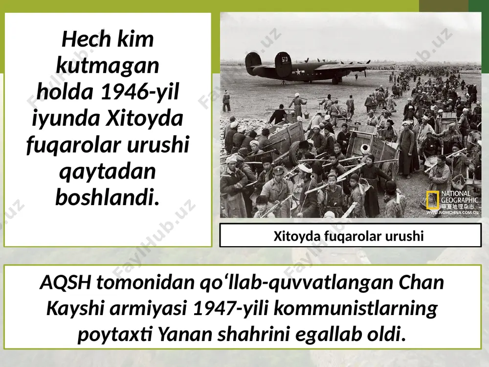 1946 – 1991- yillarda xitoy xalq respublikasi 10- sinf - Page 5