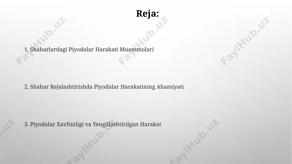 piyodalar harakati shaharlarda - Page 2