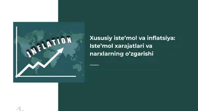xususiy iste’mol va inflatsiya — PPTX
