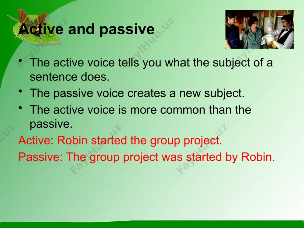 active and passive infinitives presentation - Page 4