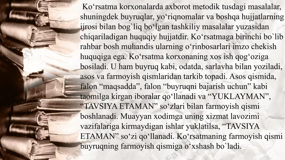 farmoyish hujjatlari - Page 4