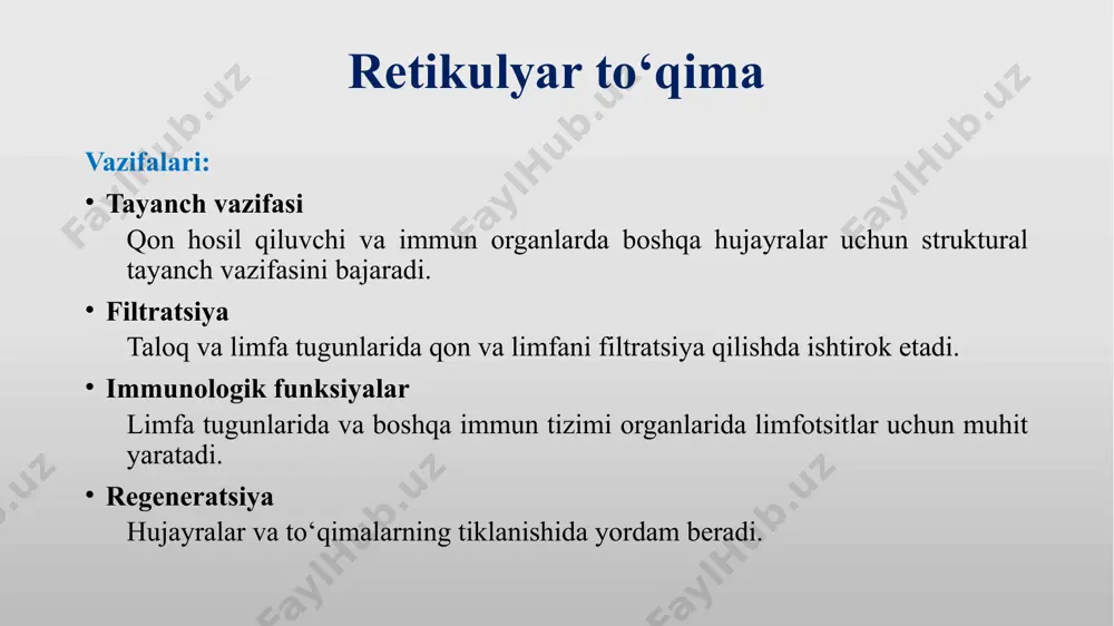 retikulyar to'qima - Page 5