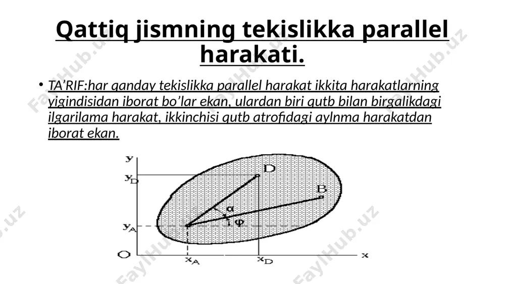 qattiq jismning tekislikka parallel harakati - Page 5