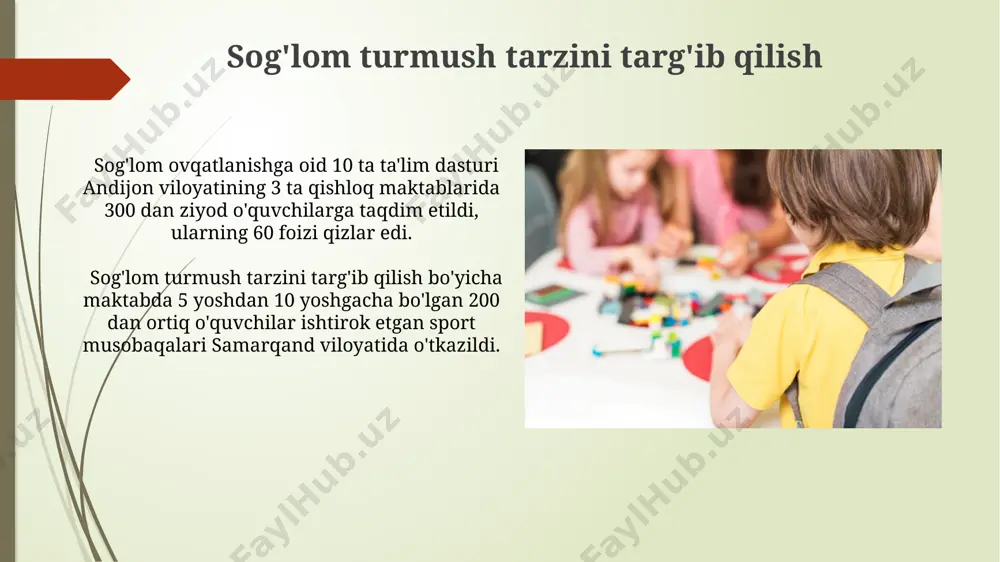 sog'lom turmush tarzini targ'ib qilish - Page 3