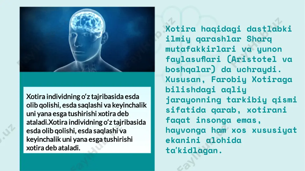 cha bor ginnesning rekordlar kitobiga kiritilgan. 1994 yildagi tanlov paytida 15 daqiqa davomida o‘zi uchun notanish bo‘lgan xitoy tilidagi 152 so‘zni yodlab olgan. shunga qaramasdan u konsentratsiya zaifligidan aziyat chekadi, buning oqibatida maktabni ham tugata olmagan. 8. amerikalik shaxmatchi pol morfi bir vaqtning o‘zida 8 ta doskada o‘yin o‘ynashi va ularning birortasiga ham qaramasligi mumkin edi. bunisiga nima deysiz? e'tibo ringiz uchun rahm at! zoho show загрузите zoho show из play store https://zoho.to/cy7 для создания привлекательных презентаций cognitive psychology.pdf (этот файл pdf сгенерирован в zoho show)