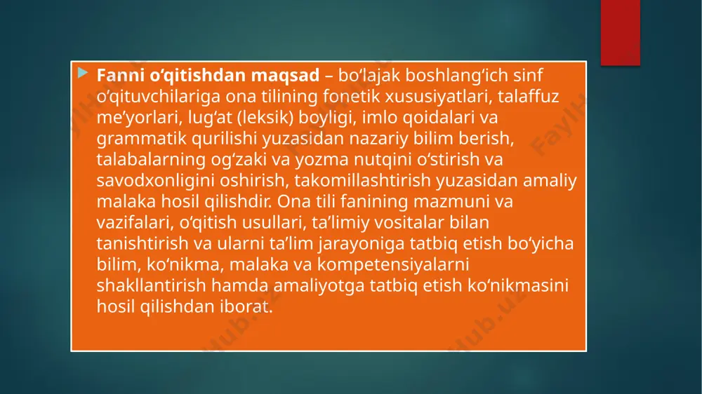 onatilipraktikumifaninio’qitishningmaqsadi,vazifalari - Page 5