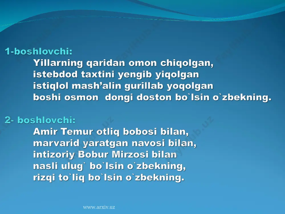 mardlar qo`riqlaydi vatanni dars ishlanma - Page 4