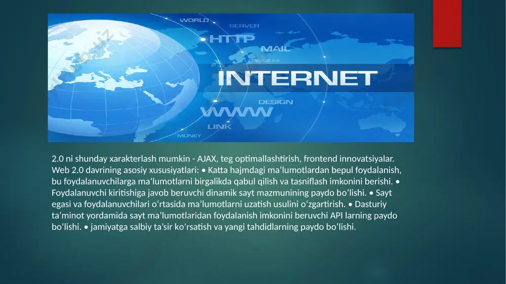 web 2.0 texnologiya yaratilish tarixi - Page 5