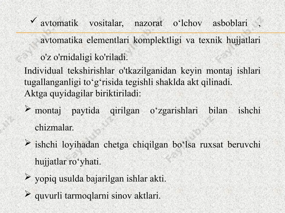 ishga tushirish - sozlash tashkilot va korxonalarning tarkibi va tashkil etish - Page 5
