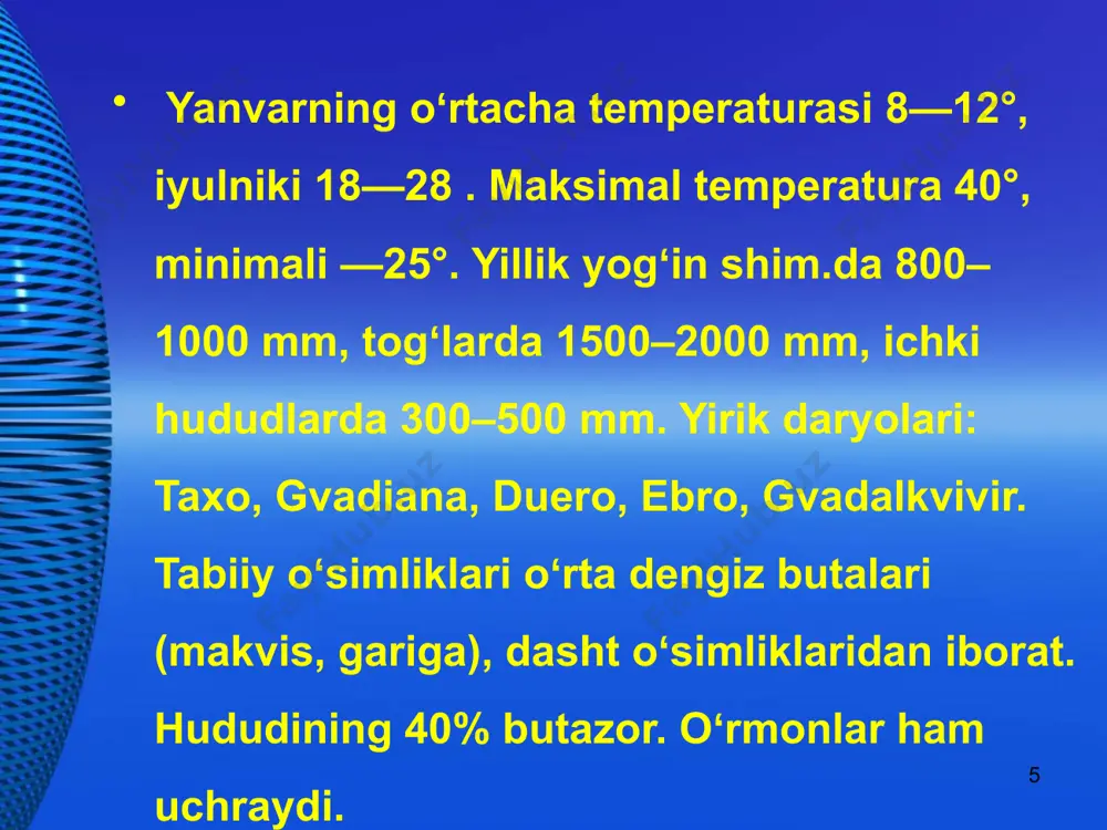 janubiy yevropa tabiiy geografik o’lkasi - Page 5