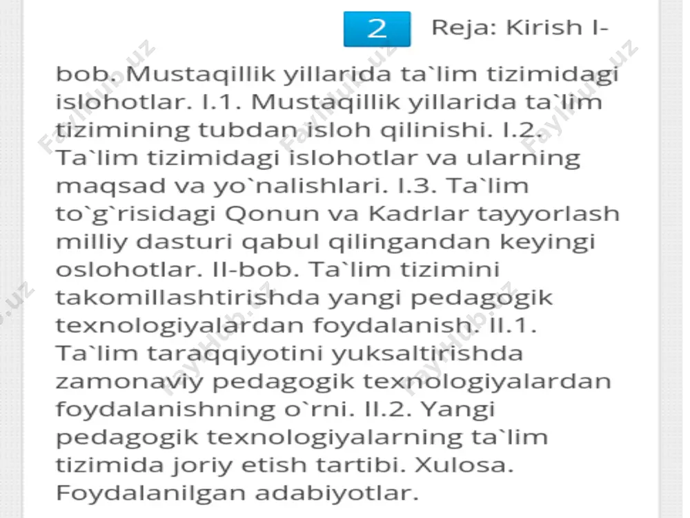 o‘zbekistonda ta'lim tizimida islohotlar va innovatsiyalar - Page 4