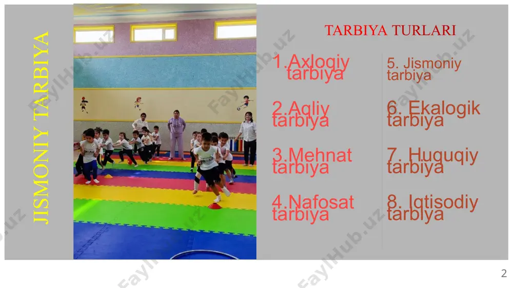 tarbiya:jismoniy tarbiya - Page 2