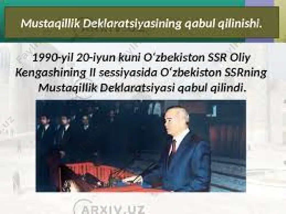 o’zbekistonning eng yangi tarixi - Page 5