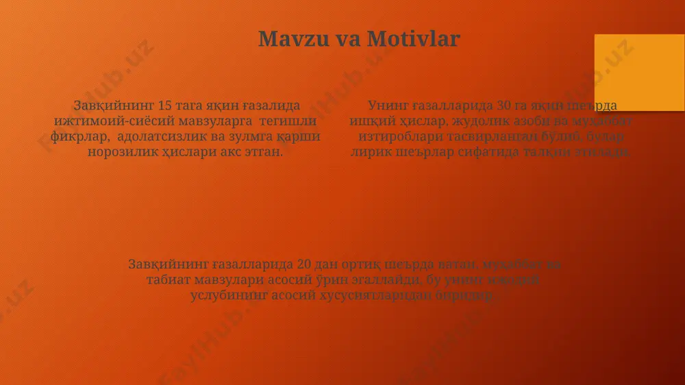 zavqiy. biografiyasi. g'azallar tahlili - Page 4