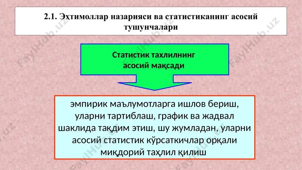 toshkent moliya institutida "statistika va ekonometrika" kafedrasi - Page 4