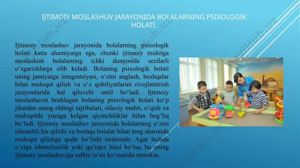 ijtimoiy moslashuv va bolani anglash - Page 5