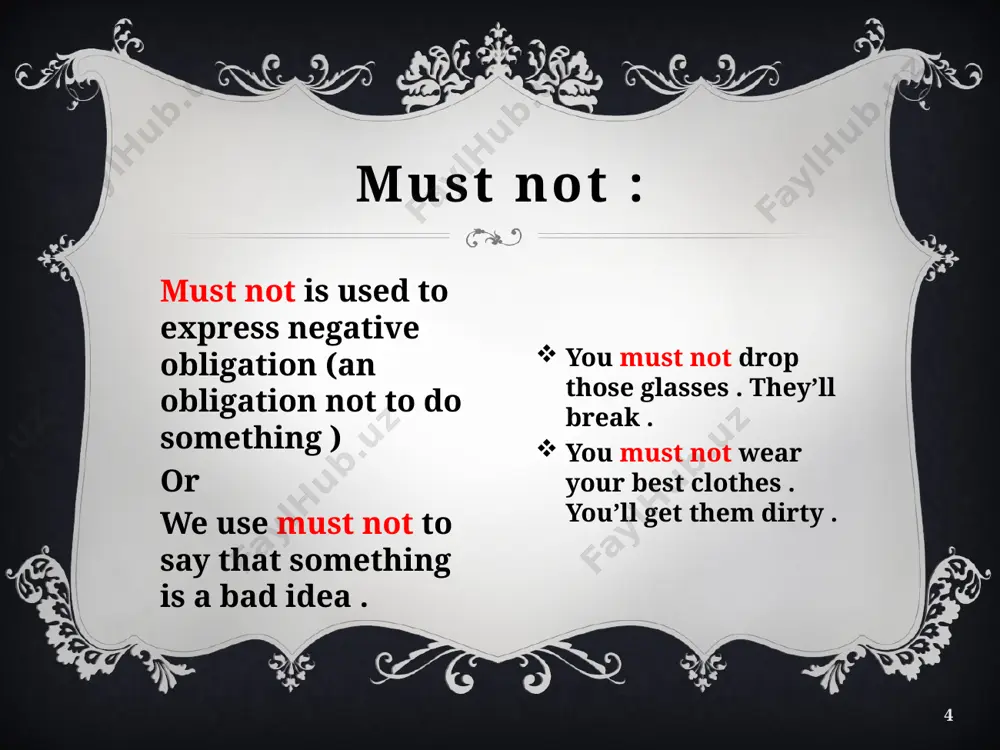 modal verbs of obligation - Page 4