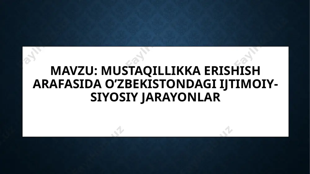 uchun yuborilgan «kadrlar desanti»ning boshliqlari bo’lgan/ o’zbekiston kompartiyasi markazqo’mida moskva vakillari: 1. mogilnichenko, 3. ponomaryov o’zbekistonda doimiy ishlash uchun yuborilgan «kadrlar desanti»ning boshliqlari 1. anishev 2. ogarek 2. bessarabov 3. satin o’zbekiston kompartiyasi mqning birinchi kotibi i.usmonxo’jaev esa minbarga chiqib tayyor narsalarni o’qir edi. minbardan bilib-bilmay aytilgan gaplar qanchadan-qancha kommunistlar va rahbarlarning sha’ni, qadr-qiymatini oyoq osti qilardi, hayotini buzardi. o’zkp markaziy qo’mitasida «pinxona kabinet» tashkil topdi. ushbu «kabinet» kuch ishlatish, tuhmatlar uyushtirish yo’li bilan xodimlarni badnom qilish, respublikaga mutlaqo aloqasi bo’lmagan avantyuristik qarorlarni tiqishtirish bilan shug’ullandi. o’zbekistonda faoliyat ko’rsatayotgan «pinxona kabinet» va «kadrlar desanti»ning tashkilotchisi kpss mqning kotibi e.k.ligachyov edi. qo’g’irchoqqa aylantirilgan mahalliy rahbarlar «kadrlar to’dasi» tomonidan tayyorlangan qarorlarga imzo chekishardi, xolos. ularning sovet hokimiyatining ko’zbo’yamachilik, «ulug’» millatchilik, shovinistik siyosati va uni amalga oshiruvchilar oldidagi ojizligi, itoatkorligi xalqqa qimmatga tushdi. «paxta ishi» o’zbekistonda «o’zbeklar ishi», «paxta ishi» deb atalgan jinoiy ishlar to’qib chiqarildi. moskvadan yuborilgan gdlyan va ivanov guruhi o’zbekistonning …