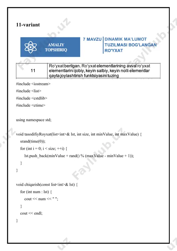 algoritmlar va ma'lumotlar tuzilmasi - Page 2