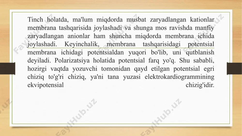 elektokardiografning tuzulishi ishlash prinsipi - Page 4