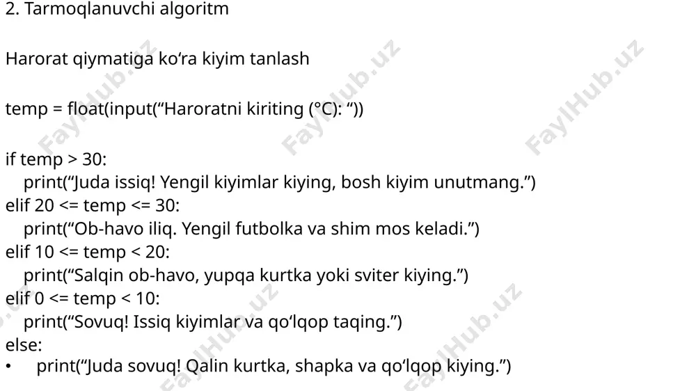 dasturlash asoslari fanidan amaliy ish - Page 3