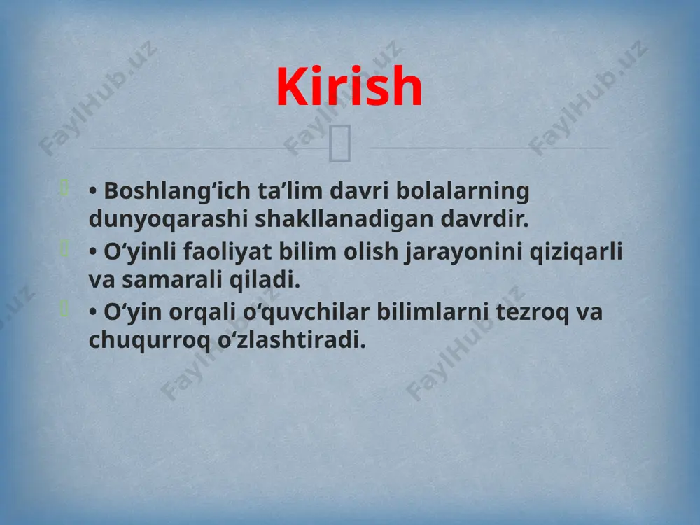 boshlang‘ich ta’lim va o‘yinifaoliyati - Page 2
