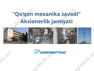 qo‘qon mexanika zavodi — PPTX