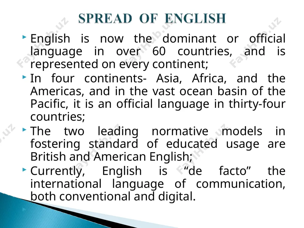 ses where same words have different meanings: homely in br.e. means ‘home-loving’ in am.e. “unattractive in appearance’. cases where there are no equivalent words in one of the variants, e.g. drive-in is used only in am.e. denoting ‘a cinema or restaurant that one can visit without leaving one’s car’. cases where the convocational aspect of meaning comes to the fore. the word politician in br.e. means ‘a person who is professionally involved in politics’, whereas in am.e. the word is derogatory as it means ‘a person who acts in a manipulative way, typically to gain advancement within an organization’. such affixes as –ee, -ster, -super are more frequent in ame: draftee – ‘a young man about to be enlisted”, roadster – ‘motor-car for long journeys by road’, ame sometimes favours words that are morphologically more complex: transportation – transport (bre). in some cases the formation of words by means of …
