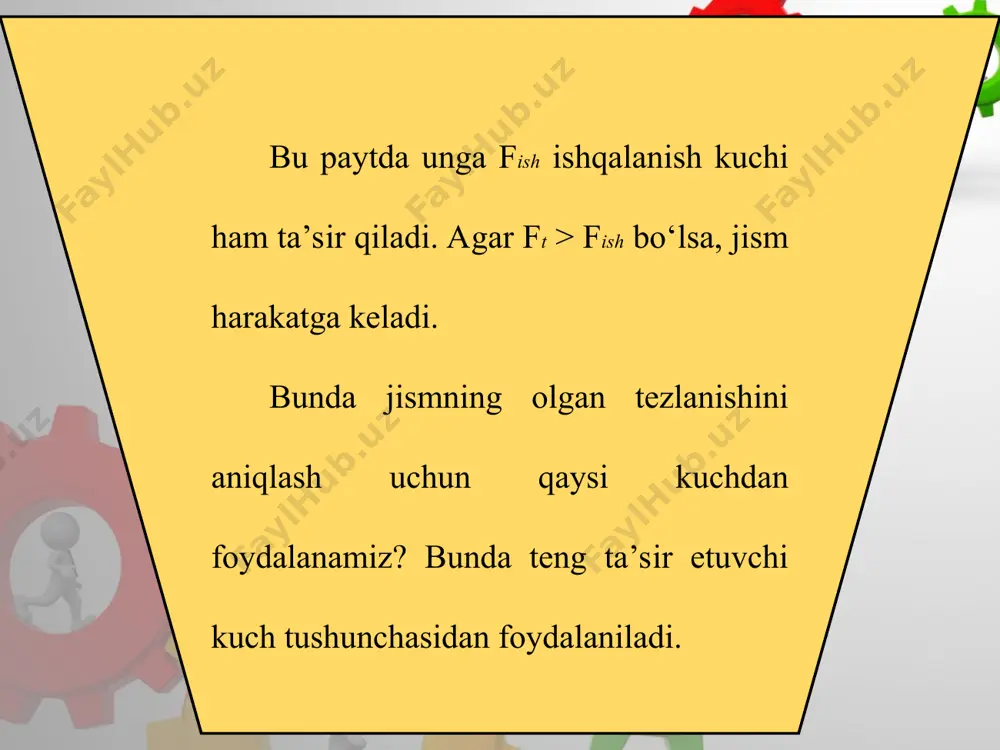 jismning bir necha kuch ta’siridagi harakati 10 - sinf - Page 4