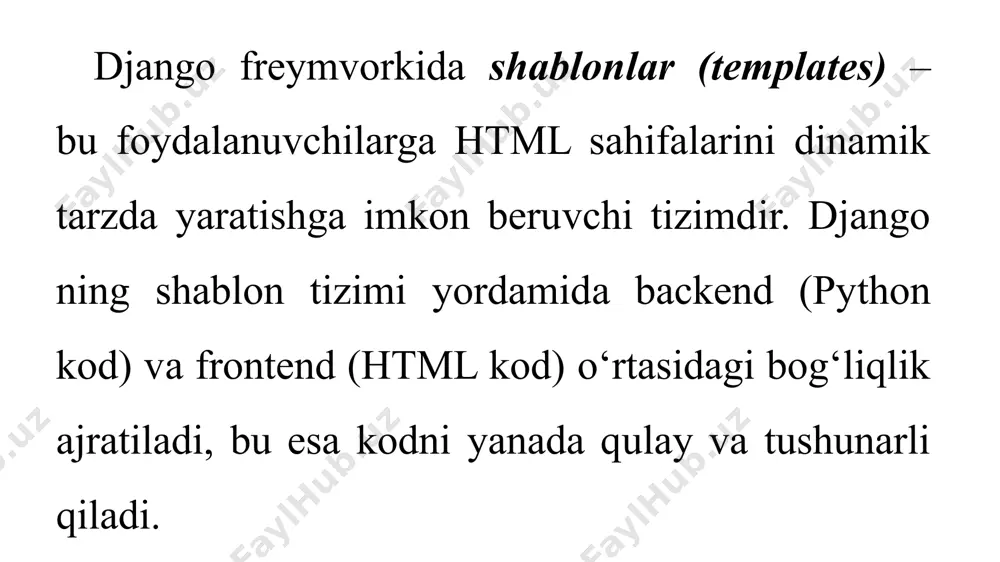 django framework da shablonlar - Page 2