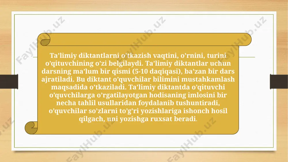 boshlangʻich sinf oʻquvchilariga diktant yozishni orgatish - Page 5
