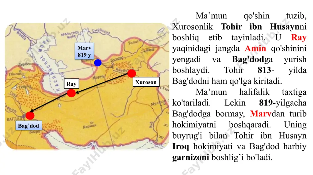 aruvi tizimini va shunga muvofiq keladigan mahalliy idora organlarini vujudga keltiradi. bu tizim ahmad ibn ismoil, nasr ibn ahmad, nuh ibn nasr davrida ham takomillashib boradi. amir oliy dargoh devon shayxulislom davlat xazinasi vazirlik devoni davlat ishlari nazorati davlatlararo munosabat harbiy ishlar qozilik devoni pochta aloqalari xizmati bozor, savo-sotiq ishlari davlat mulklari devoni vaqf devoni shaharlarda hunarmandchilik korxonalari, karvonsaroy, bozorlar doimiy ishlab turgan. shahar maqomiga ega bo'lish uchun kamida 32 xil kasb-hunar turlari faoliyat yuritishi kerar edi. qishloqda mahsuloilaridan ishlov berish yo'li bilan har xil matolar ishlab chiqara boshladi. zandana qishlog'ida sifatli, tilla rang «zandanachi» deb atalgan bo'z to'qish, samarqanddagi vador qishlog'ida chiroyli, yumshoq, pishiq «vodoriy» deb nomlangan matolar tayyorlangan. bu yerdagi to'qilgan matodan mamlakatning oliy amaldorlari ham kiyim tiktirishda foydalanganlar. metall ishlash, nodir metallardan, chunonchi, oltin, kumush, mis va boshqa ma’danlardan qimmatli, bezakli buyumlar, asbob-anjomlar tayyorlash shaharlarda keng rivojlangan. uch joyda (buxoro, samarqand, farg'ona) kumush pullar zarb etilgan. iqto …