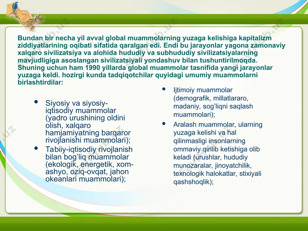 jahon iqtisodiyotining global muammolari - Page 5