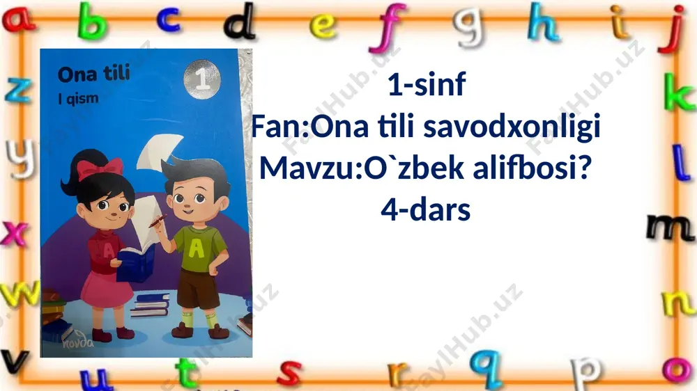 o'zbek alifbosi - Page 2
