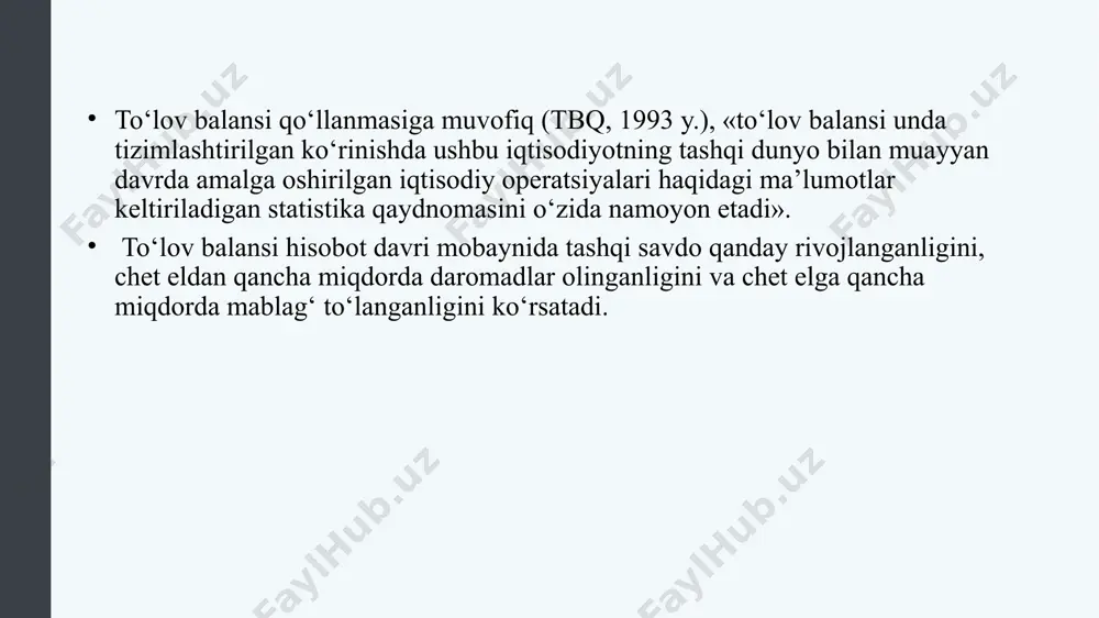 a olib keladi. nima uchun bu muhim: valyuta kurslari va xalqaro moliya valyuta kurslari : bir valyutaning boshqa valyuta birliklarida ifodalangan narxi "kuchli" yoki "zaif" valyutaga ega bo'lish nimani anglatadi? valyuta kurslarining o'zgarishi qanday oqibatlarga olib keladi? valyuta kursi bu narx, ya'ni bir valyutaning boshqa valyutaga nisbatan narxidir va shuning uchun biz uni talab va taklif vositalari bilan tahlil qilishimiz mumkin. milad tomonidan ishning o'zgarishi mosapur / wikimedia commons) 9 valyuta bozori ko'pgina mamlakatlar o'z valyutalariga ega, ammo hammasi emas ba'zida kichik iqtisodiyotlar iqtisodiy jihatdan kattaroq qo'shnining valyutasidan foydalanadilar ekvador, salvador, panama hammasi aqsh dollaridan foydalanadi dollarizatsiya aqsh dollarini o'z valyutasi sifatida ishlatishni anglatadi ba'zan davlatlar evro kabi umumiy valyutani baham ko'radilar odamlar yoki firmalar boshqa valyutani sotib olish uchun bir valyutadan foydalanadigan bozor valyuta bozori deb ataladi har bir ayirboshlash kursi bu narx - bir valyutaning boshqa valyuta birliklarida ifodalangan narxi narxlarni tahlil qilish uchun asosiy asos talab va …
