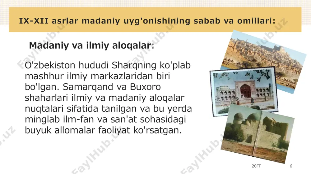 ix-xii asrlarda madaniy uyg'onish va islom dini - Page 5