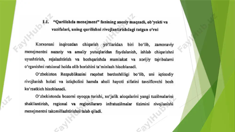 qurilishda menejment fanining metodologik asoslari - Page 2