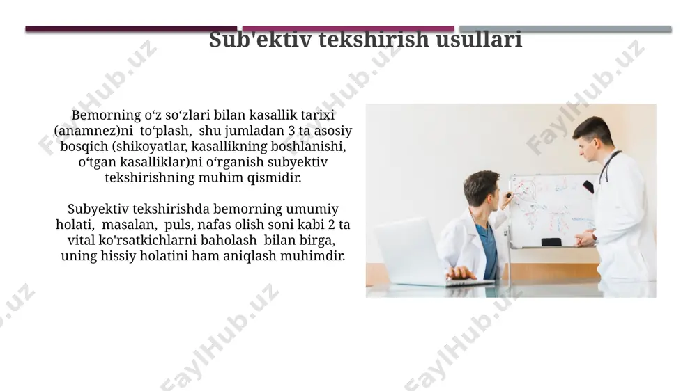 bemorlarni obyektiv va subektiv tekshirish usullari - Page 4