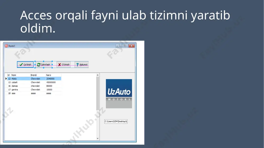 avtosalon moshinalari savdosi tizimi - Page 5