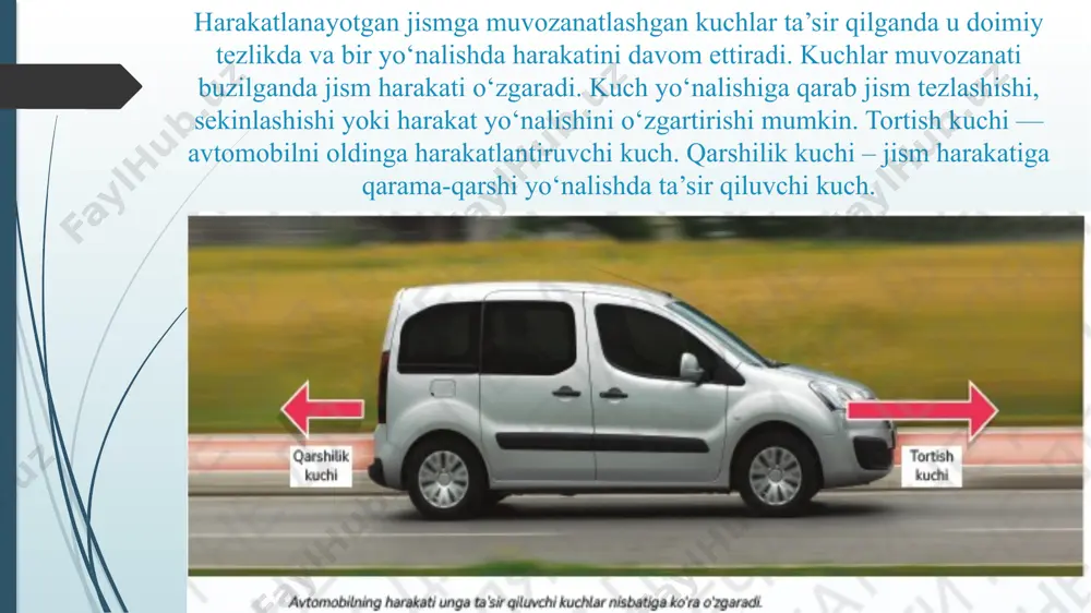 harakatlanayotgan jismlarga ta'sir etuvchi kuchlar 2-qism - Page 2